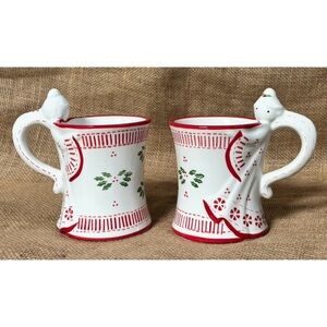 Temptations Christmas Angel Mug Set Coffee Cup Holiday Festive Cute 12 Fl Ozs
